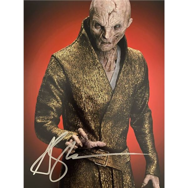 Star Wars Andy Serkis signed movie photo