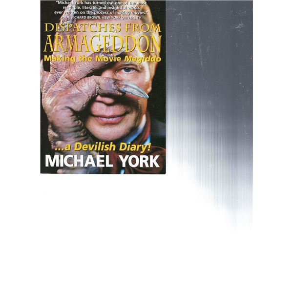 Logans Run Michael York signed book