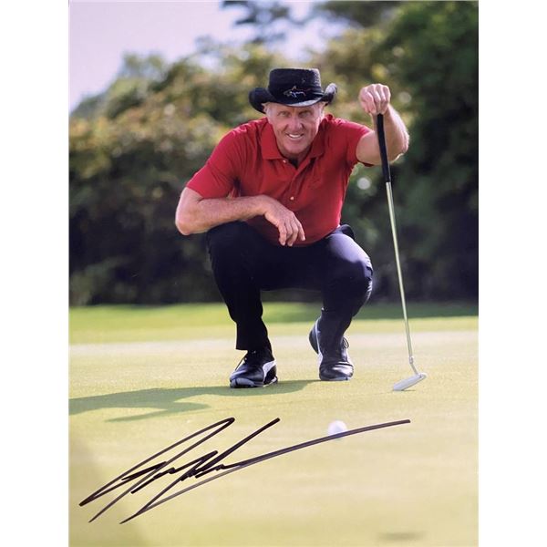Greg Norman signed photo