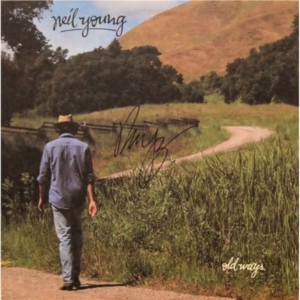 Neil Young signed Old Ways album