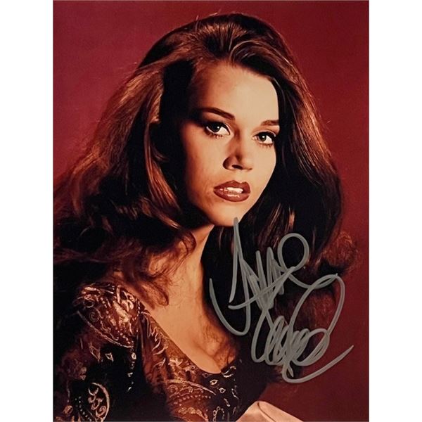 Jane Fonda signed photo