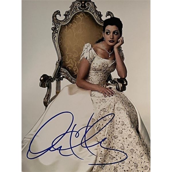 The Princess Diaries Anne Hathaway signed photo