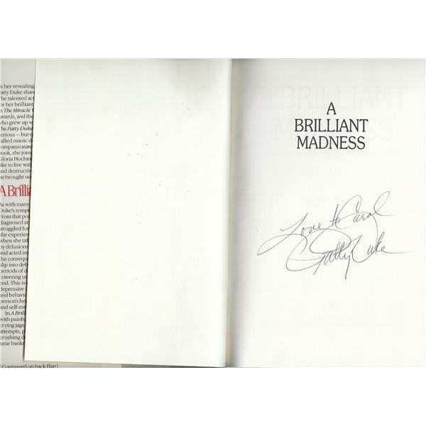 Valley of The Dolls Patty Duke signed book