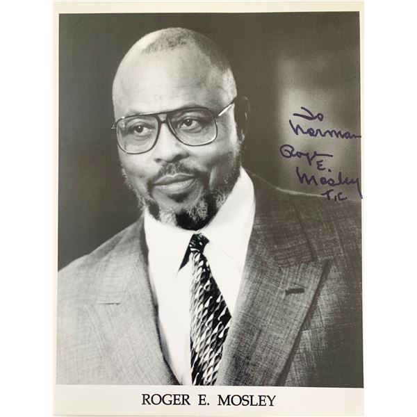 Magnum PI Roger E. Mosley signed photo