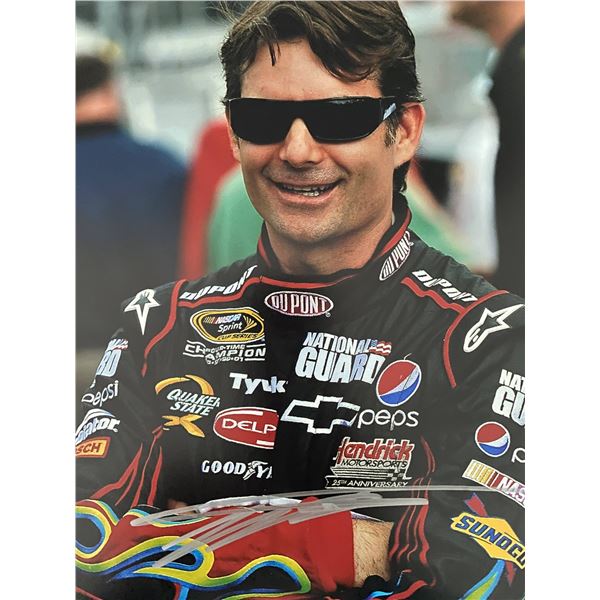 NASCAR Champion Jeff Gordon signed photo
