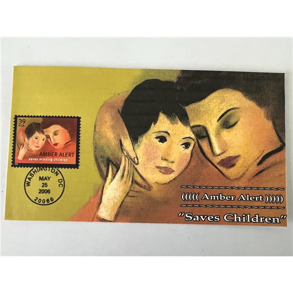 Amber Alert commemorative FDC