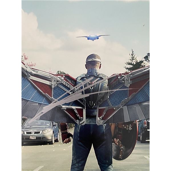 Captain America Sam Wilson signed movie photo