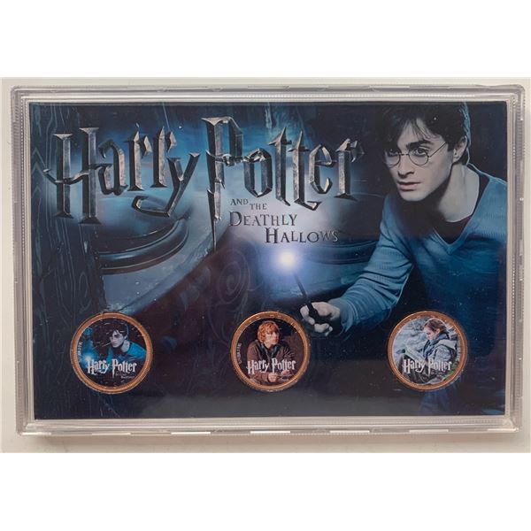 Harry Potter Deathly Hollows commemorative coin set