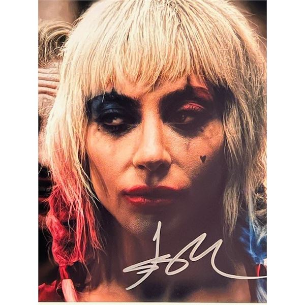 The Joker Lady Gaga signed movie photo