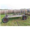 Image 1 : 4 Wheeled Farm Trailer with Firewood Rack | 9 Ft x 45"
