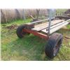 Image 2 : 4 Wheeled Farm Trailer with Firewood Rack | 9 Ft x 45"