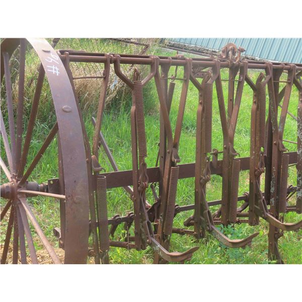 Horse Pulled 6 Foot Cultivator on Steel Wheels