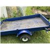 Image 8 : Bumper Hitch Metal Utility Trailer | 4ft x 8ft | 