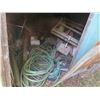 Image 1 : Garden Hose, 5 Gallon Pails, Engines, Various Equipment