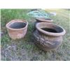 Image 2 : 3 Cement Planters 
