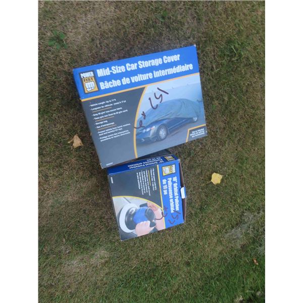 New: Mid Size Car Storage Cover, 10'' Orbital 