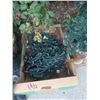Image 2 : (2) 40'' Christmas Tree in Pots, Lights, Pine Garland with 