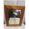 Image 2 : Antique Art Deco Print/ Mirror in Frame 41"x14" 