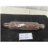 Image 1 : Vintage Glass Rolling Pin Full of Pennies