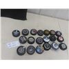 Image 1 : Winnipeg Jets Puck Lot Including Ehlers Signed Puck, Warm Up Puck ETC