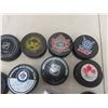 Image 2 : Winnipeg Jets Puck Lot Including Ehlers Signed Puck, Warm Up Puck ETC