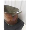 Image 2 : Antique Copper Boiler Wash Tub with Wood Handles