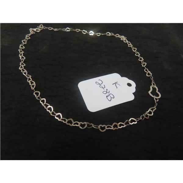 Sterling Silver 17" Necklace 3.1 gr.