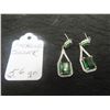 Image 2 : Sterling Silver Pair of Earrings 5.6 gr. 