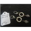 Image 1 : Sterling Silver Pair of Earrings 4.4 gr. 