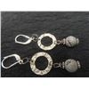 Image 2 : Sterling Silver Pair of Earrings 4.4 gr. 