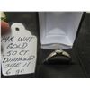 Image 1 : 14Kt White Gold .50 CT Diamond Size 11 Ring 6gr.