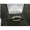 Image 1 : 14Kt White Gold + Diamond Size 6 1/2 Ring 2.5 gr 