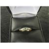 Image 1 : 10Kt Gold Diamond Aquamarine Size 4 0.9 gr.