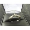 Image 2 : 10Kt White Gold + Diamond Size 5 1/2 1.6 gr 