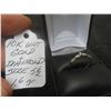 Image 3 : 10Kt White Gold + Diamond Size 5 1/2 1.6 gr 