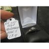 Image 1 : 10Kt White Gold + Aquamarine Size 5 Ring 1.3 gr.