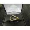 Image 2 : 10Kt Gold + Diamond "C" Size 6 1/2 Ring 1.6gr