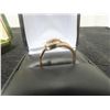 Image 3 : 10Kt Gold + Diamond "C" Size 6 1/2 Ring 1.6gr