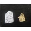 Image 2 : 10Kt Gold TrapHouse Pendant 3gr.