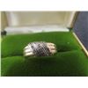 Image 1 : 10Kt Gold + Diamond Size 7 1/2 Ring 3.4 gr.