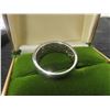 Image 2 : 10Kt White Gold +Diamond Ring Size 10 6gr. 