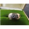 Image 3 : 10Kt Gold + Diamond Size 9 1/2 Ring 4gr.