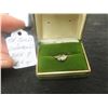 Image 1 : 1Kt Gold + Diamond Size 7 Ring 2.6gr.