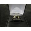 Image 2 : 1Kt Gold + Diamond Size 7 Ring 2.6gr.