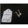 Image 2 : 14KT Gold + Diamond Pair of Earrings 2.3gr.
