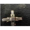 Image 3 : 10Kt Gold + Diamond Pendant 3.8 gr. 