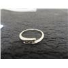 Image 1 : 10Kt White Gold + Diamond Size 6 1/2 1.8gr.