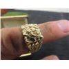 Image 2 : 10Kt Gold Nugget Style Size11 1/2 3..1 gr.