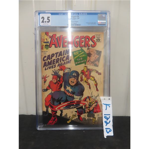 Avenger Captain America Lives Again #4 1966 CGC Reprint 2.5 Off White