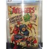 Image 2 : Avenger Captain America Lives Again #4 1966 CGC Reprint 2.5 Off White